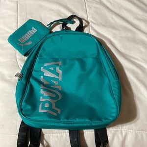 Teal puma mini sports backpack